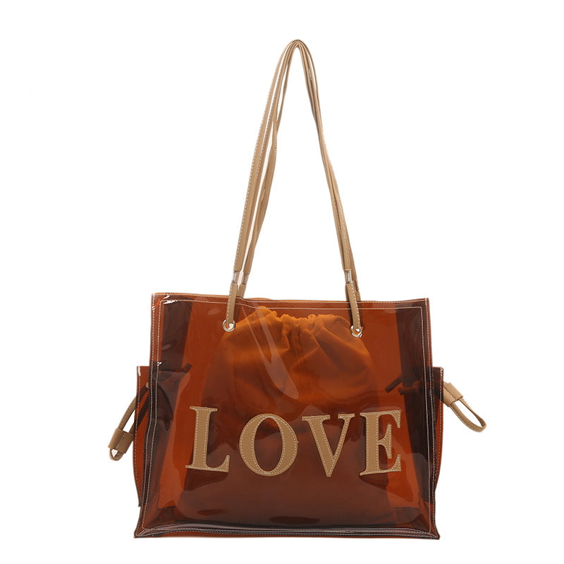 Fashionable Transparent Tote Bag