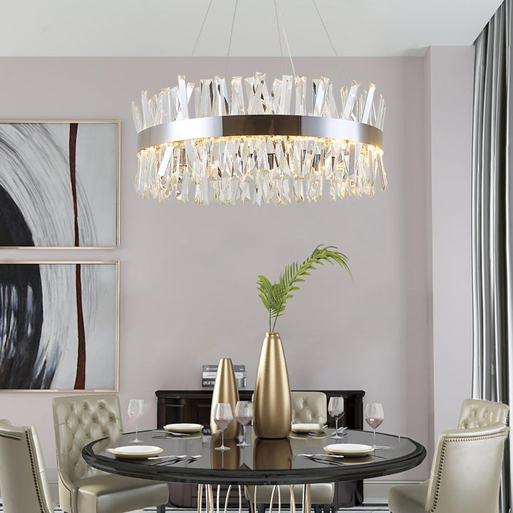 Crystal Geometric Pendant Light