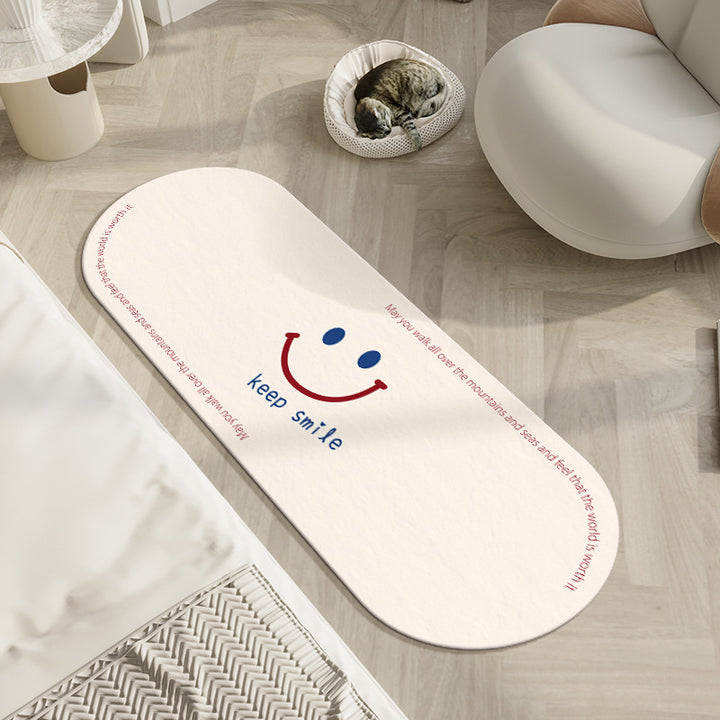 Cheerful Graphic Floor Mat
