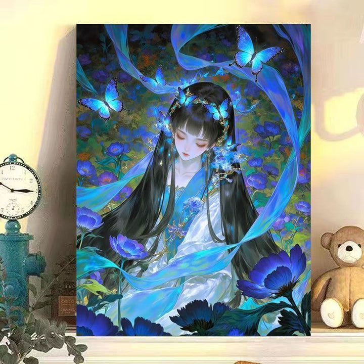 Floral Fantasy Art Canvas Print Kalsten