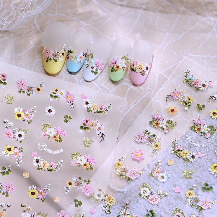 Floral Nail Art Decals
