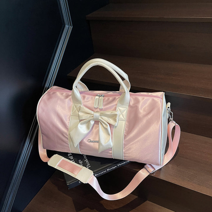 Elegant Bow Accent Duffel Bag Kalsten