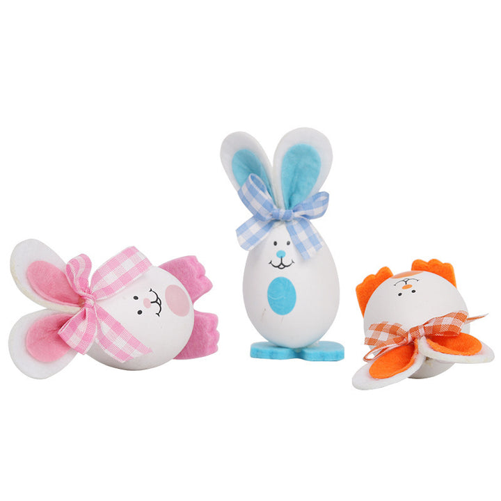 Decorative Bunny-Themed Easter Egg Ornaments Kalsten