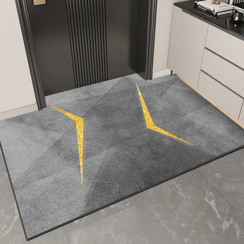 Decorative Half-Circle Entrance Mat
