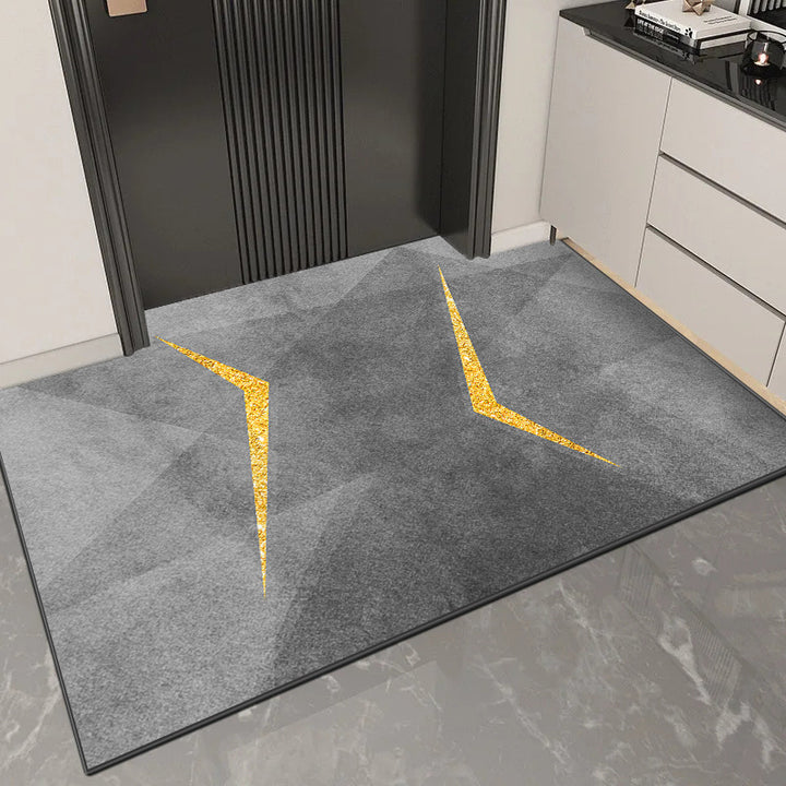 Decorative Half-Circle Entrance Mat