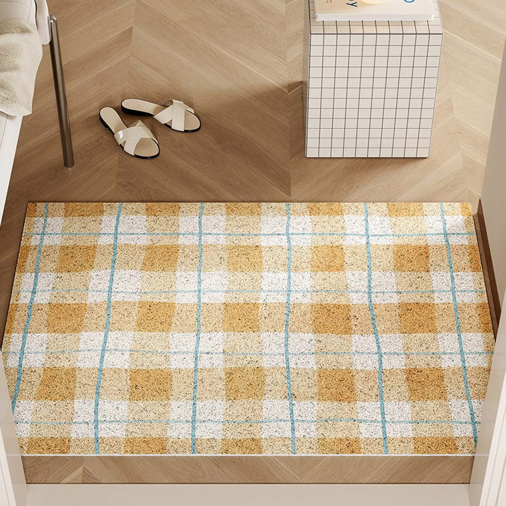 Non-Slip Checkered Bath Mat