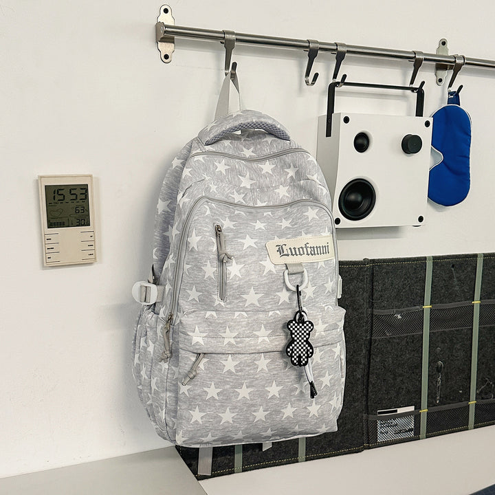 Casual Star-Patterned Backpack Kalsten 1791205638