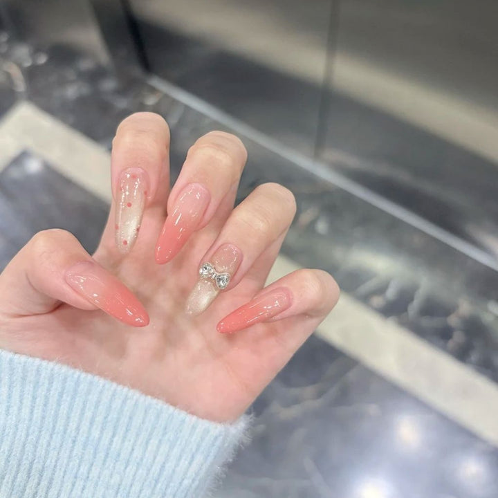 Elegant Stiletto Press-On Nail Art