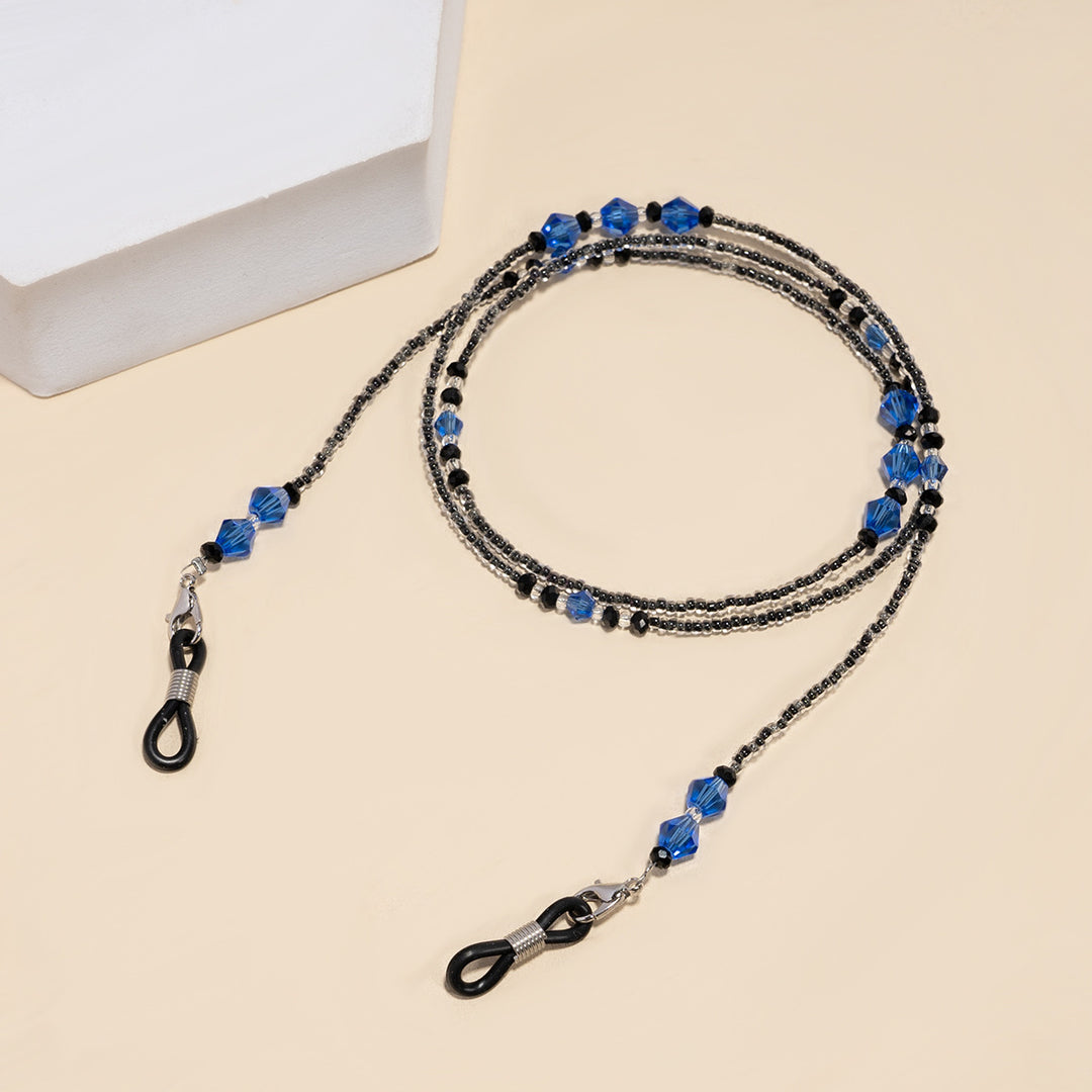 Elegant Purple Beaded Eyewear Chain kalsten