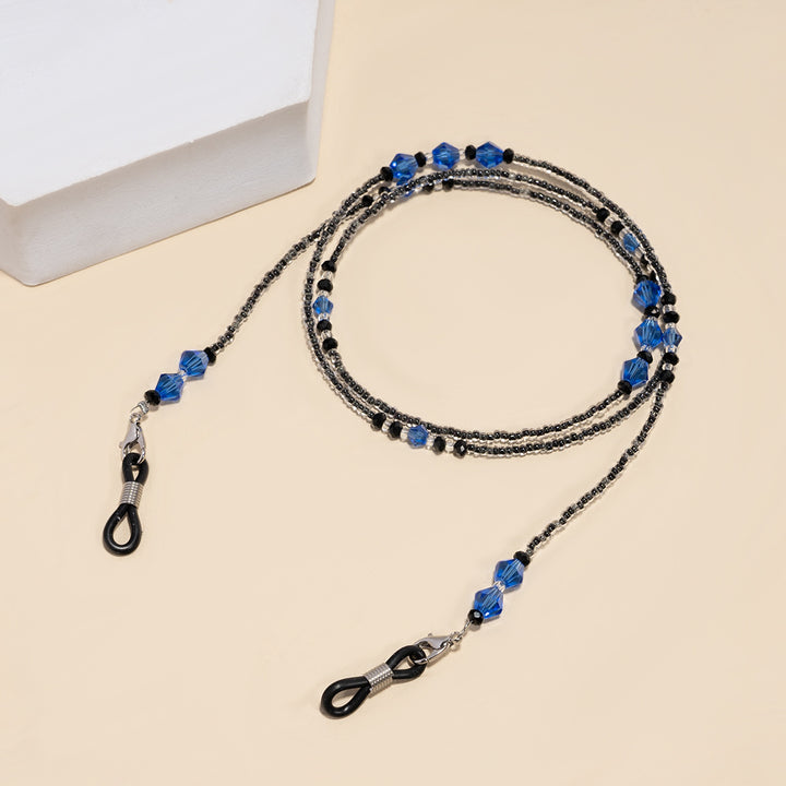 Elegant Purple Beaded Eyewear Chain kalsten