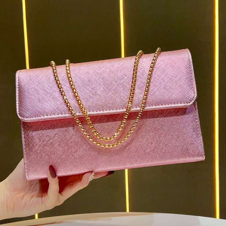 Elegant Chain-Linked Evening Bag