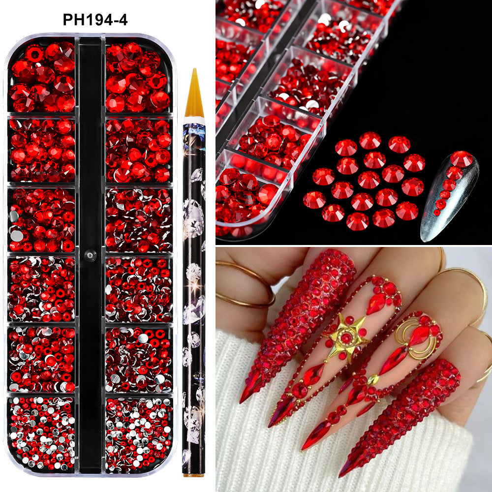 Premium Rhinestone Nail Art Decoration Kit