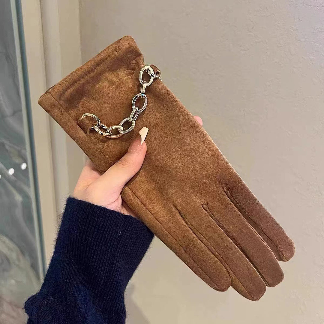 Luxurious Leather Touchscreen Gloves Kalsten