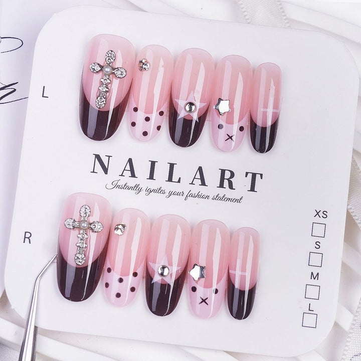 Creative Themed Press-On Nail Set Kalsten
