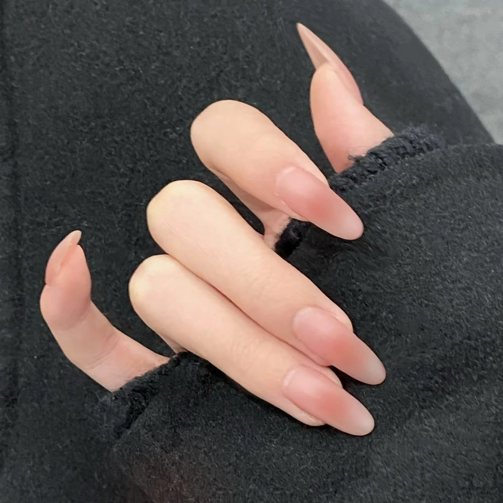 Matte Almond-Shaped Nail Extensions