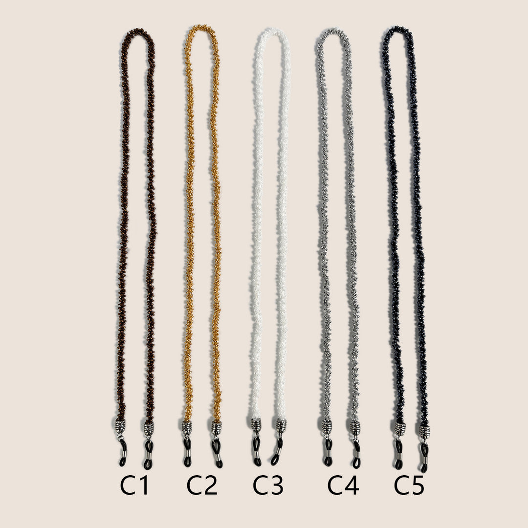 Elegant Beaded Eyewear Chain Kalsten