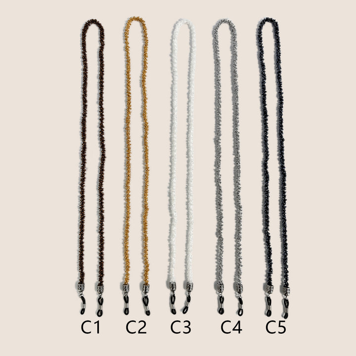 Elegant Beaded Eyewear Chain Kalsten