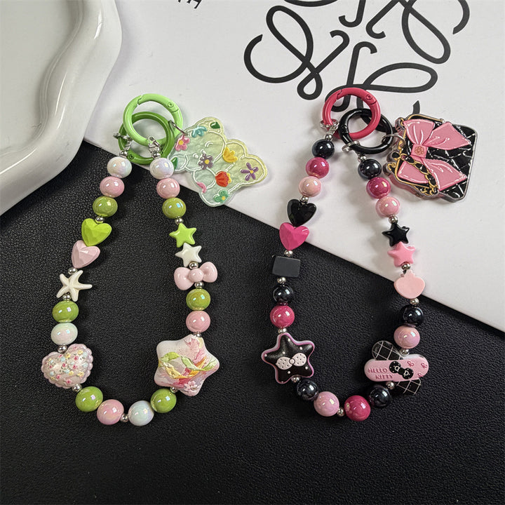 Decorative Beaded Charm Keychain Kalsten 1790135826