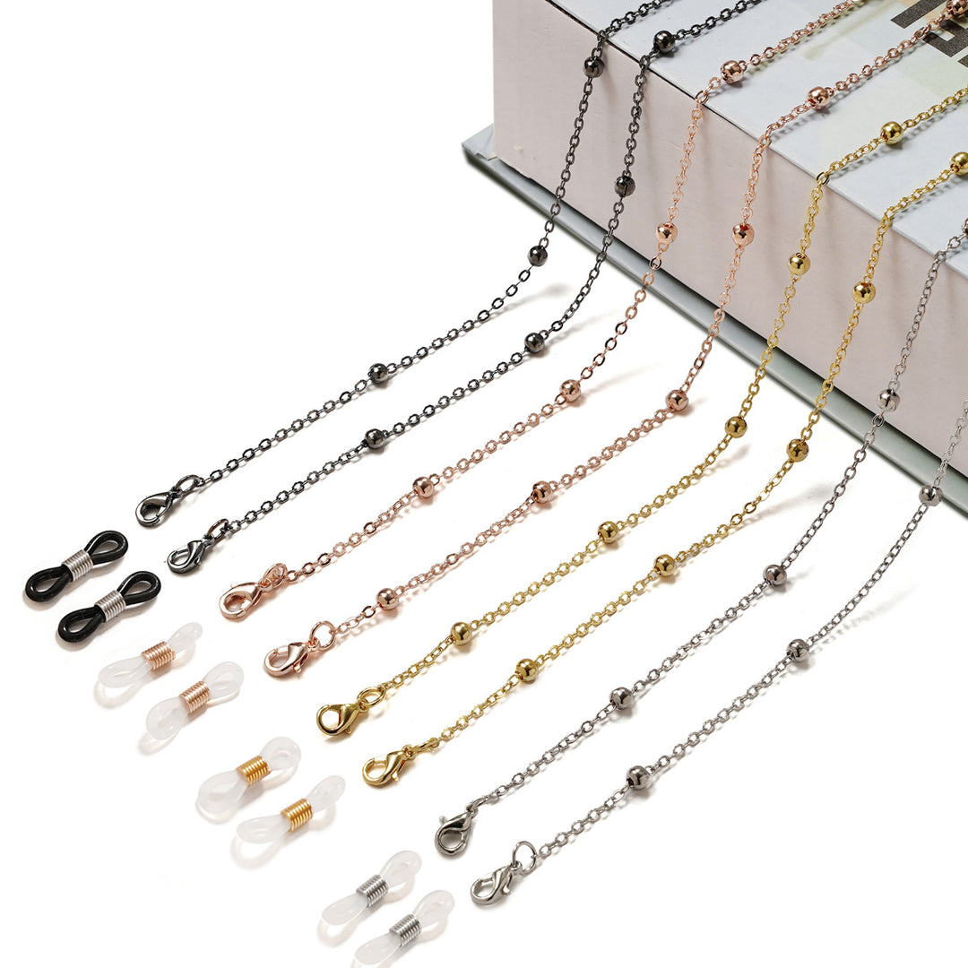 Premium Gold Beaded Eyewear Chain kalsten