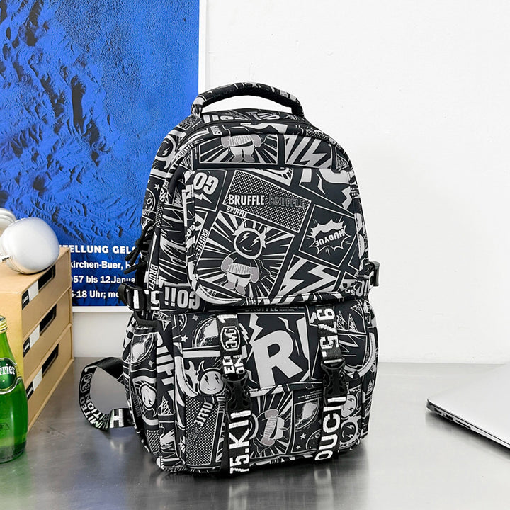 Urban Graphic Print Backpack Kalsten