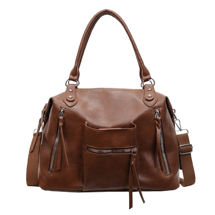 Premium Leather Travel Tote