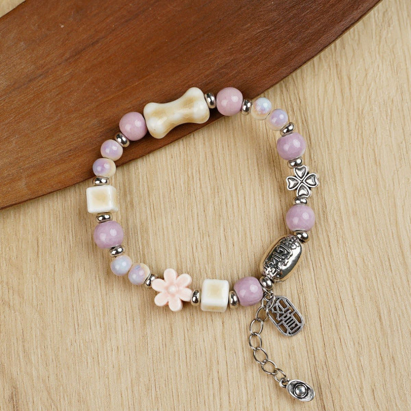 Heart-Shaped Beaded Bracelet Kalsten