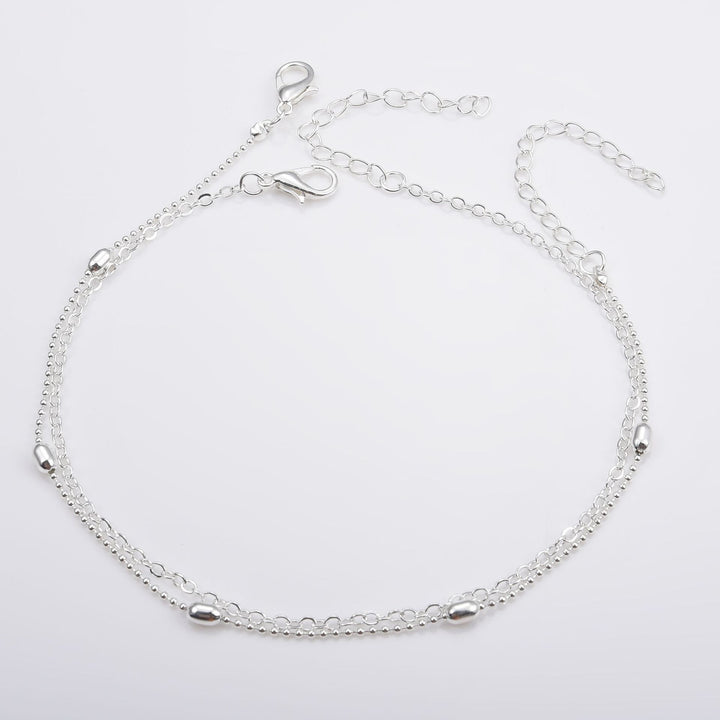 Delicate Layered Chain Anklet Kalsten