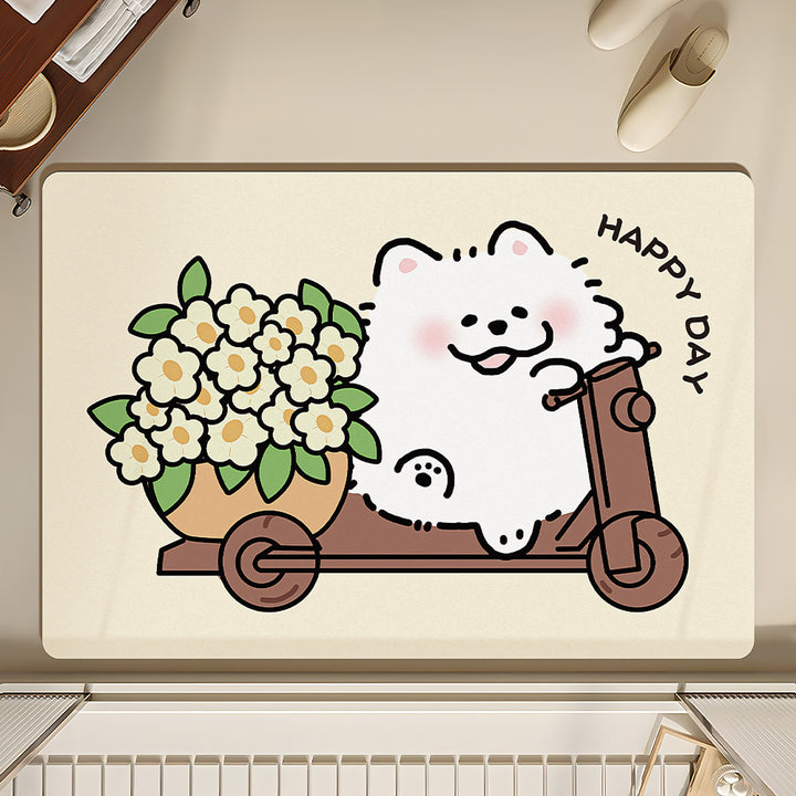Playful Pet-Themed Indoor Area Rug