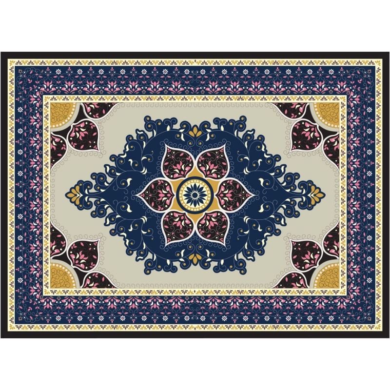Traditional Floral Pattern Area Rug