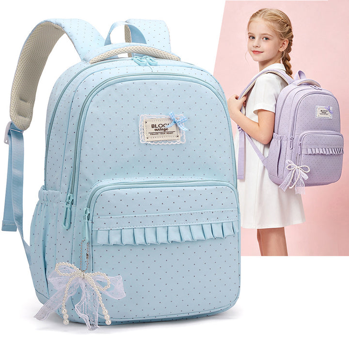 Decorative Polka Dot Backpack Kalsten