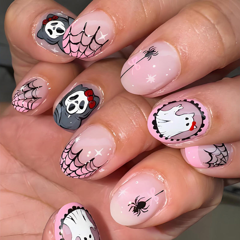 Halloween Nail Art Set with Spooky Designs and Gliding Design Kalsten