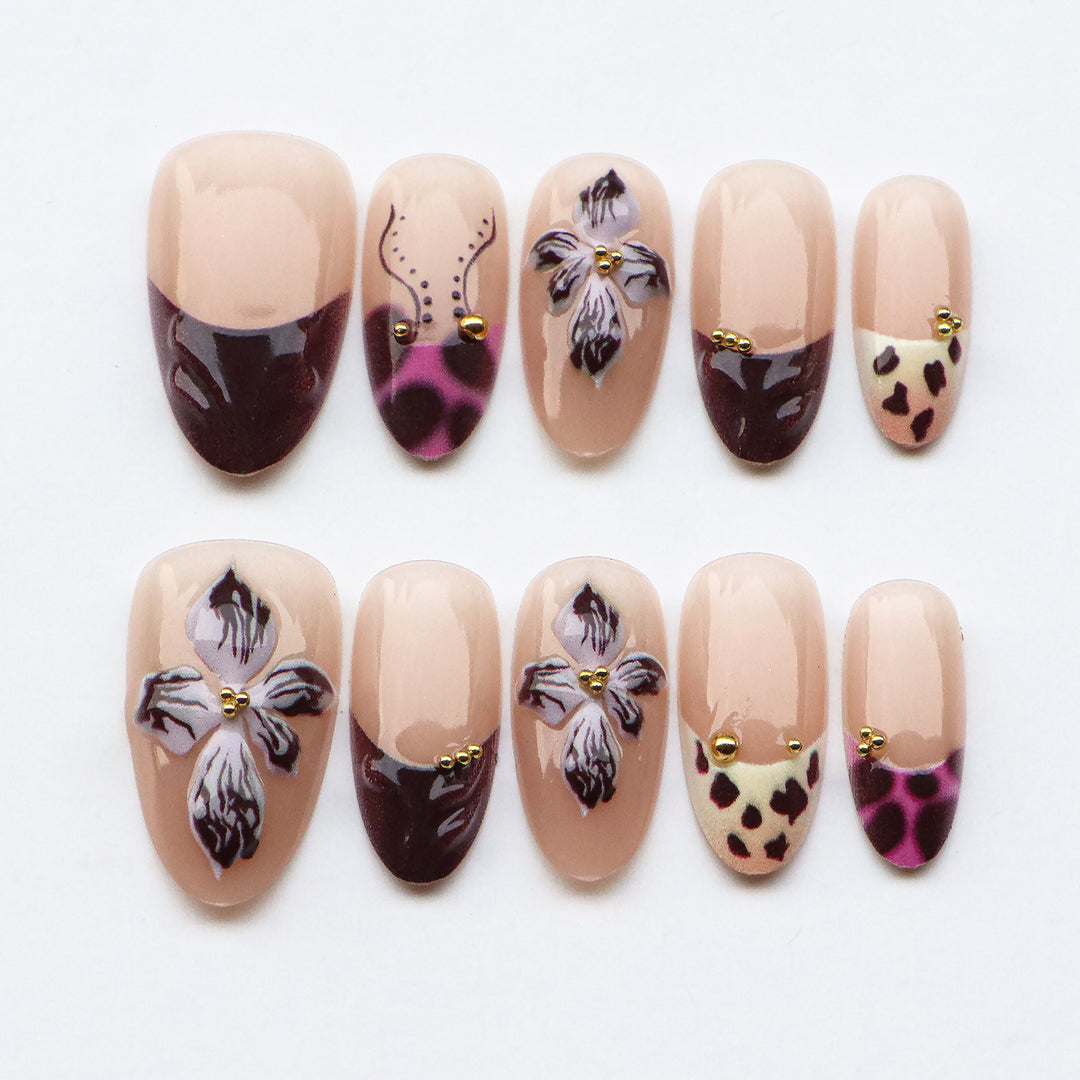 Fashionable Press-On Nail Set