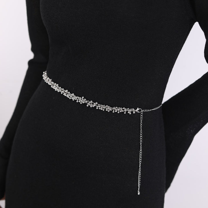 Sparkling chain belt with rhinestones Kalsten