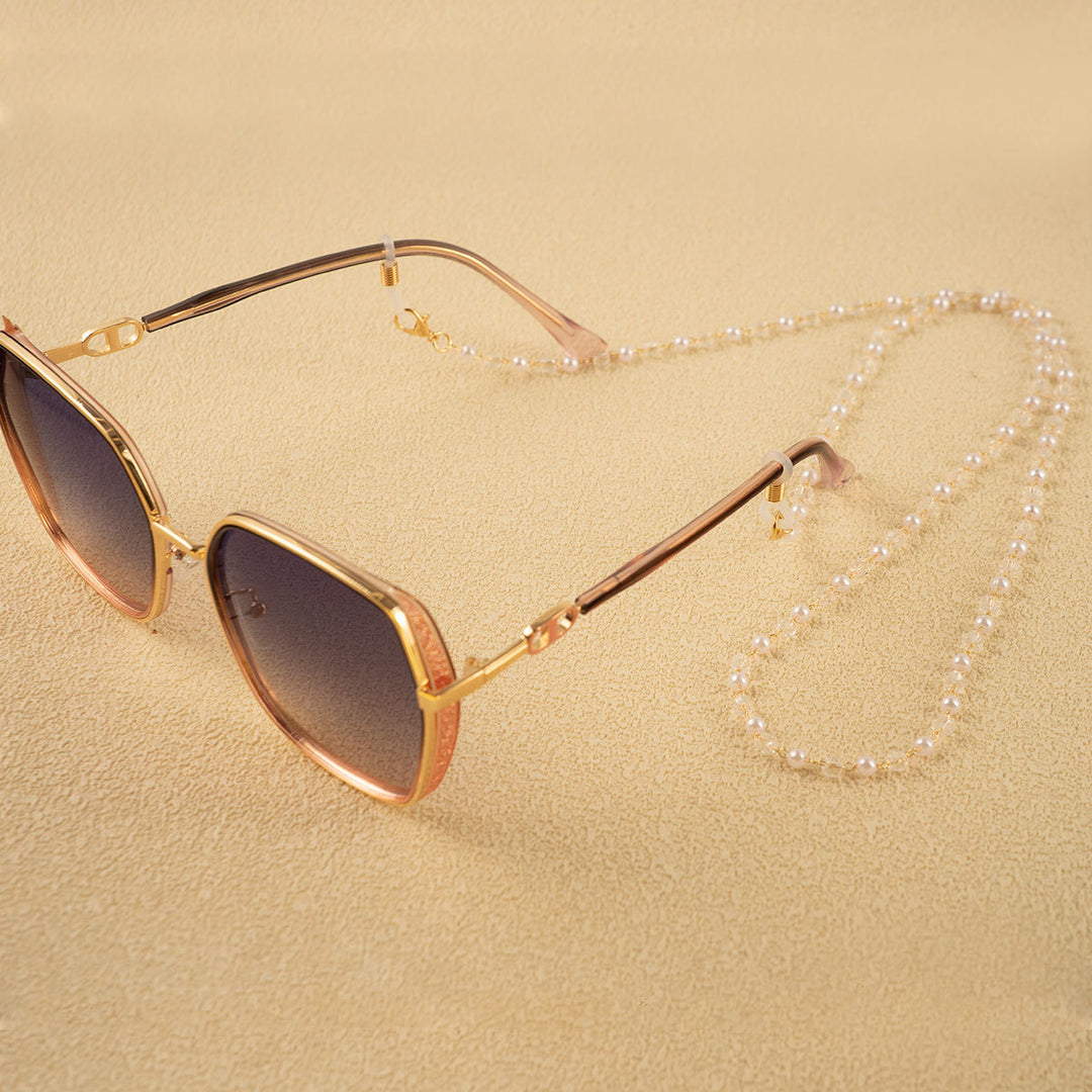 Elegant Pearl and Crystal Eyewear Chain Kalsten