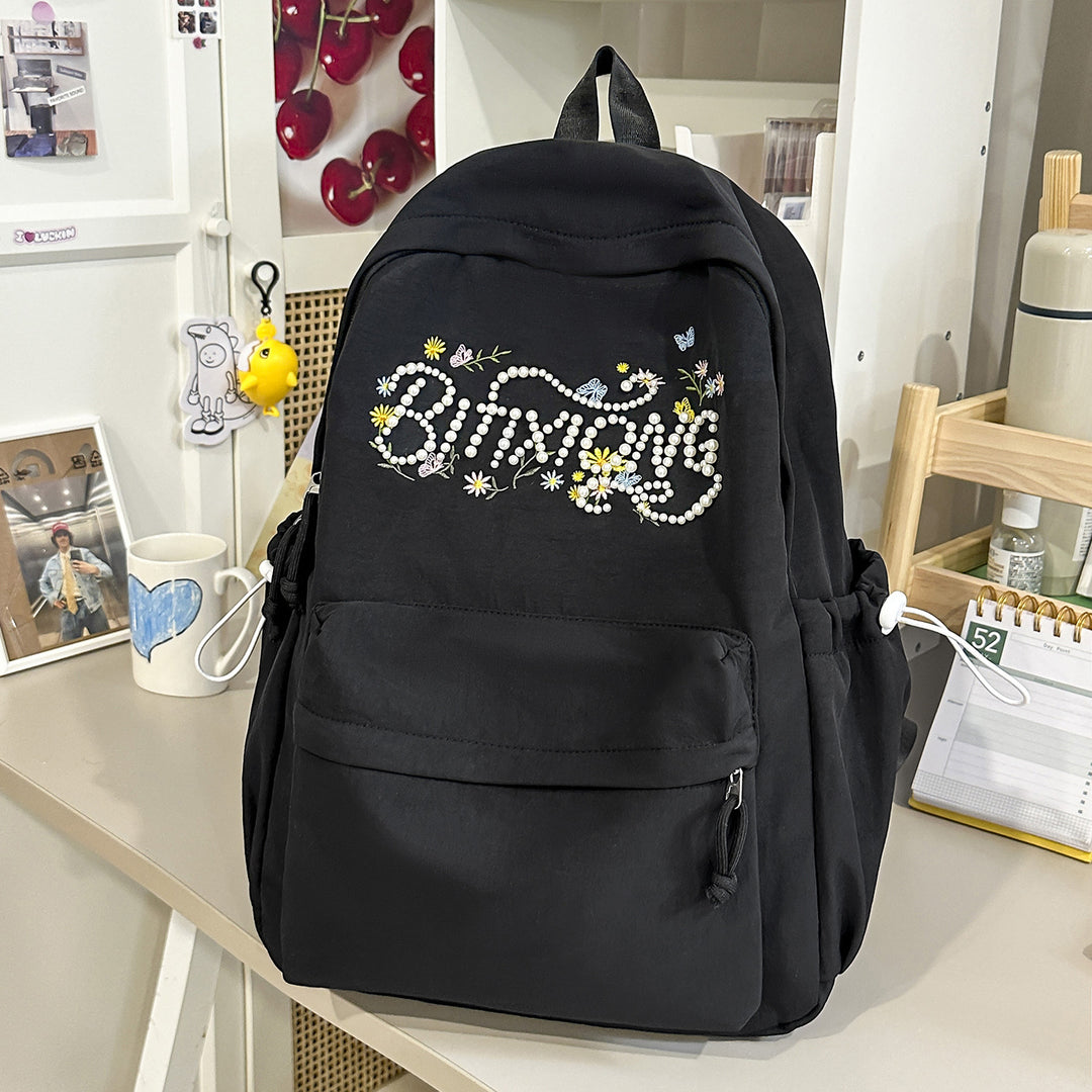 Stylish Embroidered Casual Backpack Kalsten 1791205296