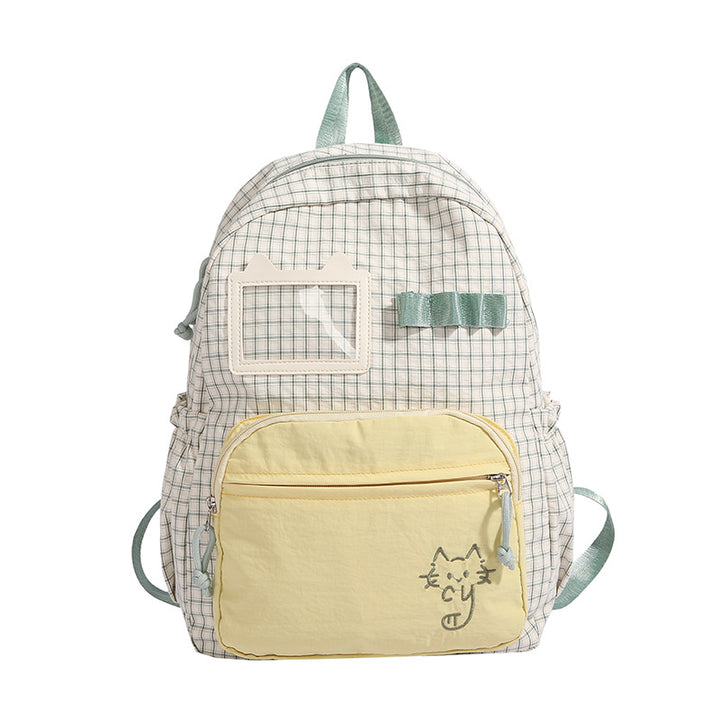 Cute Illustrated Cat Design Backpack Kalsten