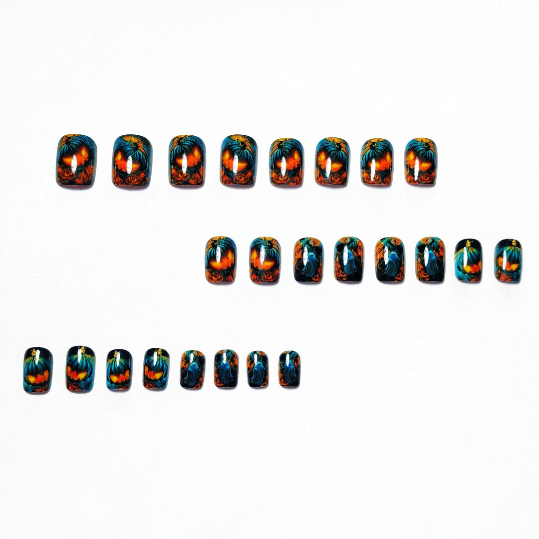 Festive Halloween-Themed 3D Nail Art Kalsten
