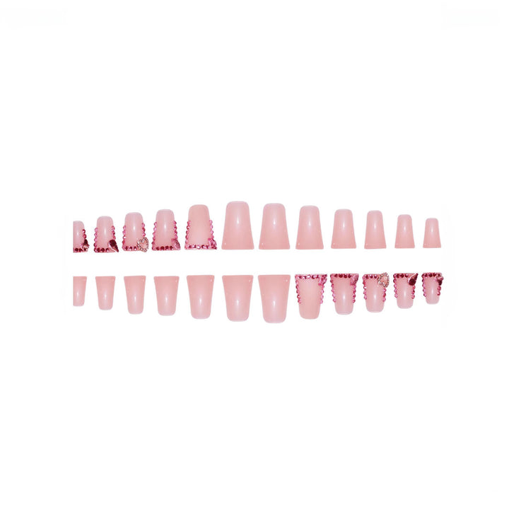 Glamorous Rhinestone Embellished Nail Enhancements Kalsten