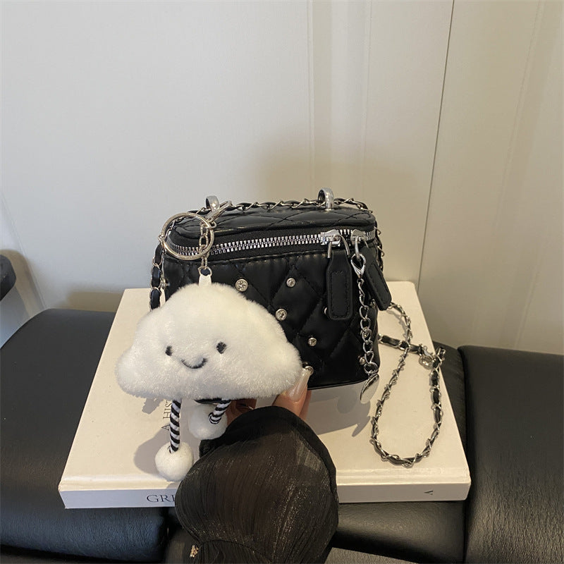 Trendy Quilted Mini Crossbody Bag