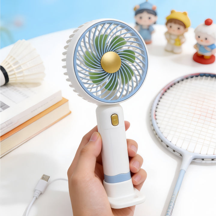 Portable hand air fan with multiple speed control Kalsten