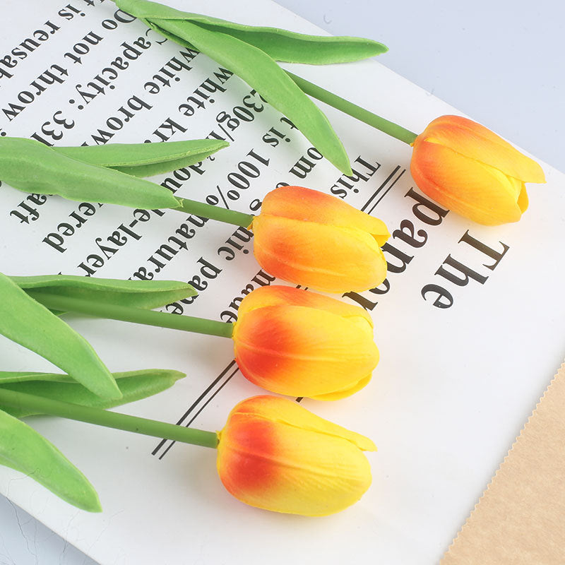 Realistic Tulip Floral Arrangement