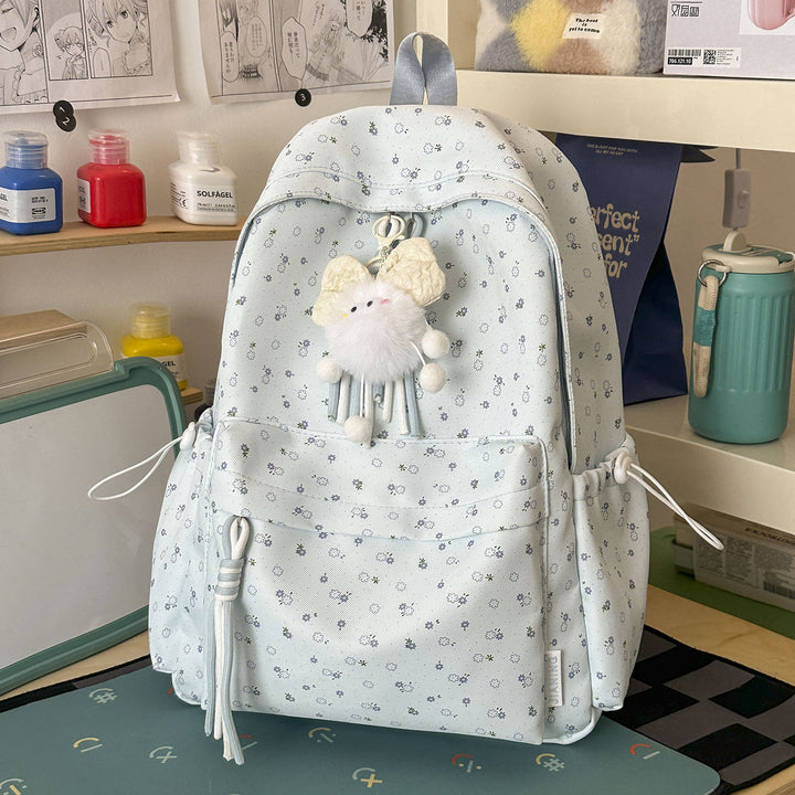 Cute Floral-Embellished Daypack Kalsten