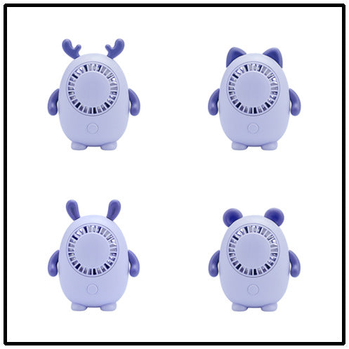 Unisex Portable Hand Fan in Cute Animal Design Kalsten