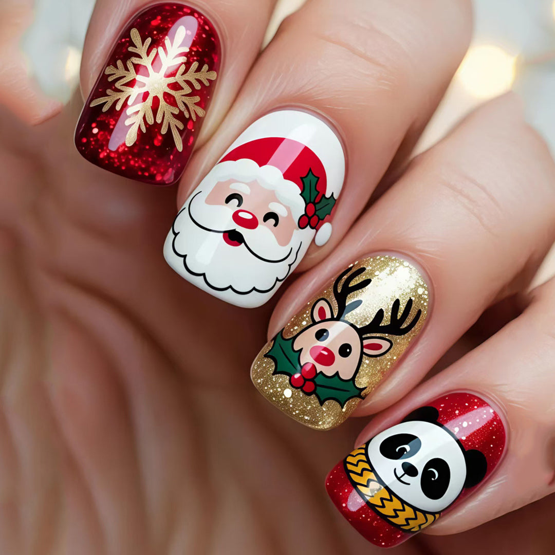 Creative Holiday-Themed Nail Art Kalsten