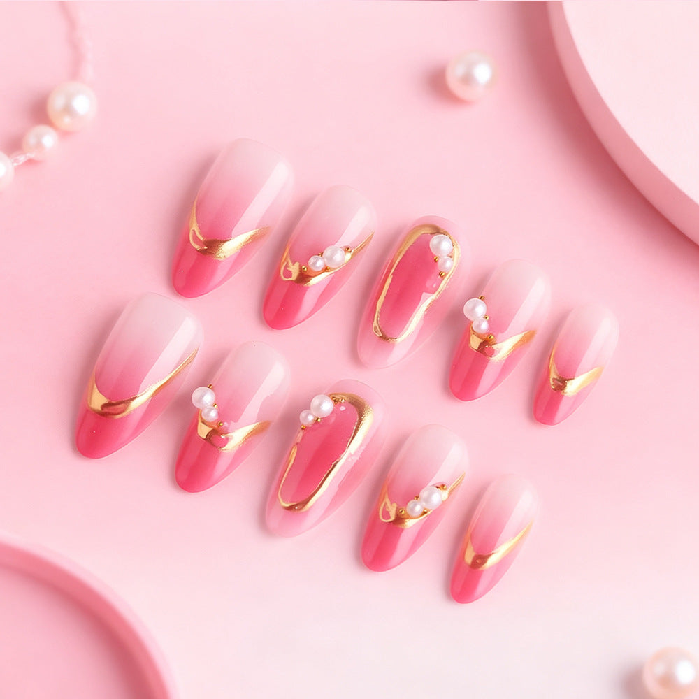 Elegant Press-On Nail Art Set Kalsten
