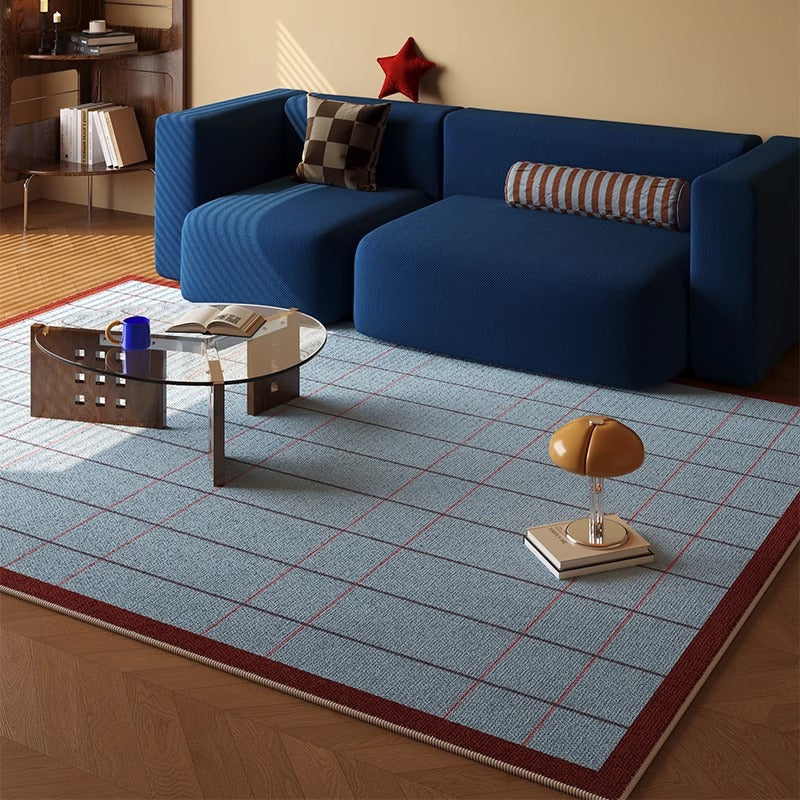 Checkered Pattern Area Rug Kalsten