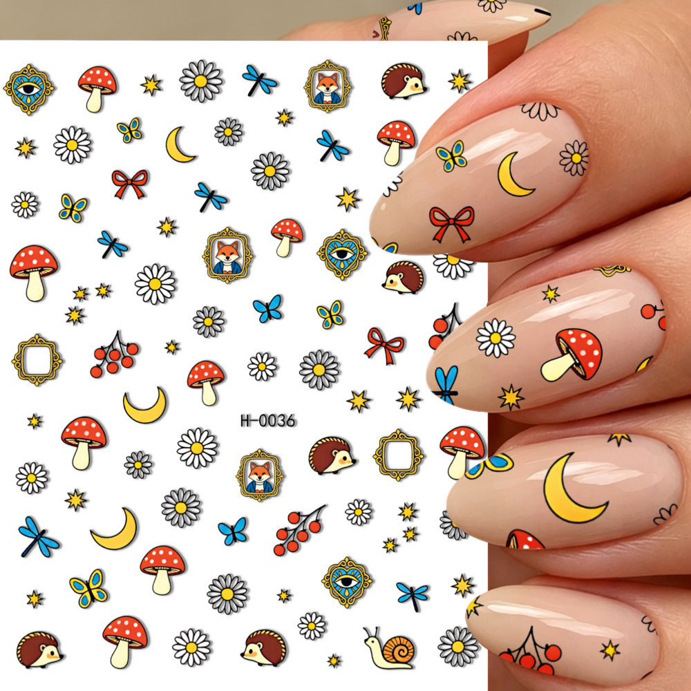 Cute Dog-Themed Nail Art Stickers