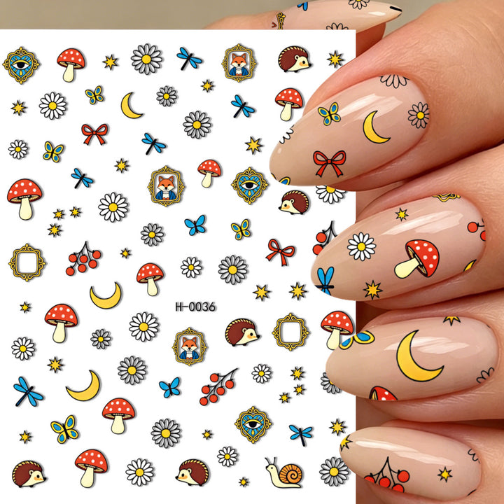 Cute Dog-Themed Nail Art Stickers