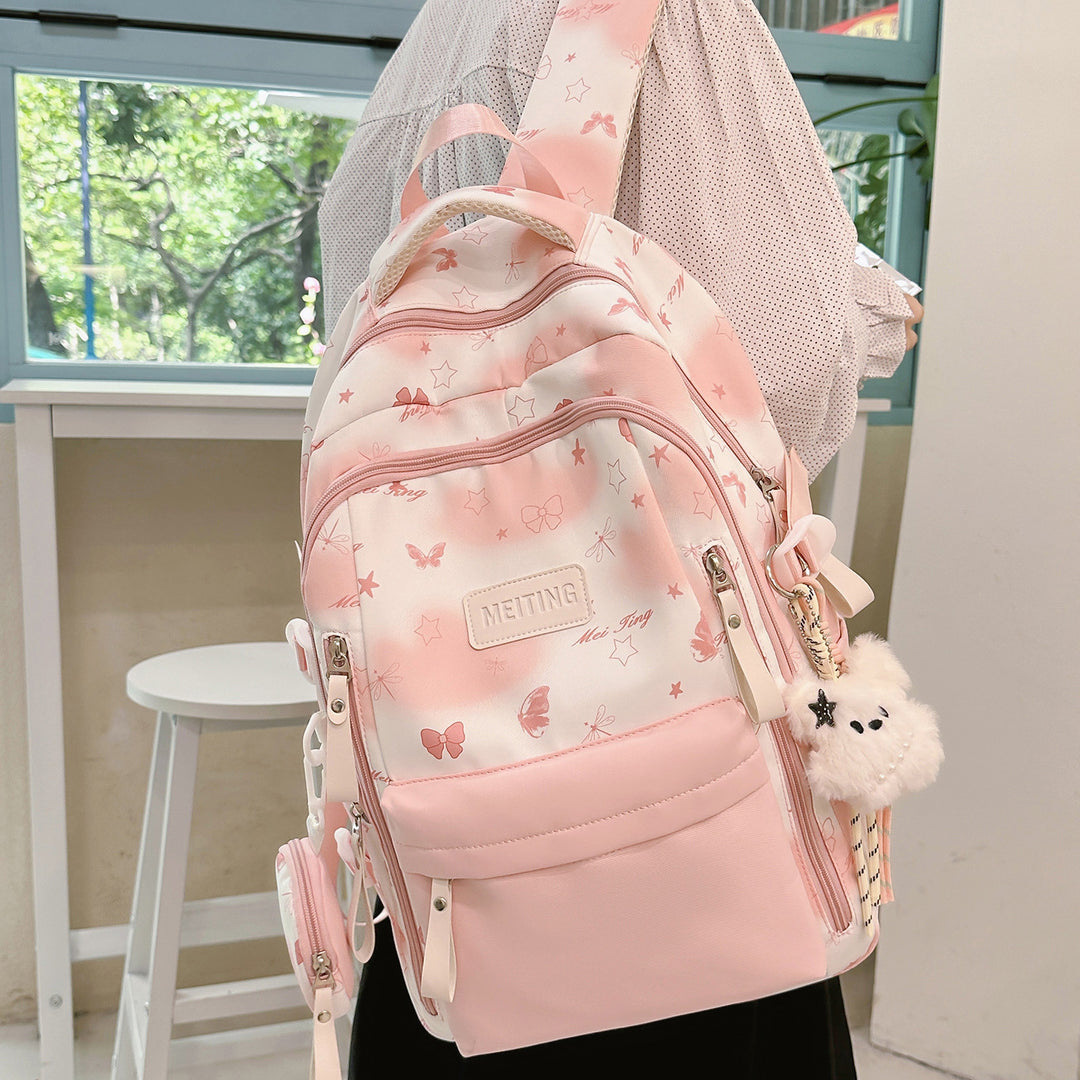 Trendy Patterned Backpack Kalsten