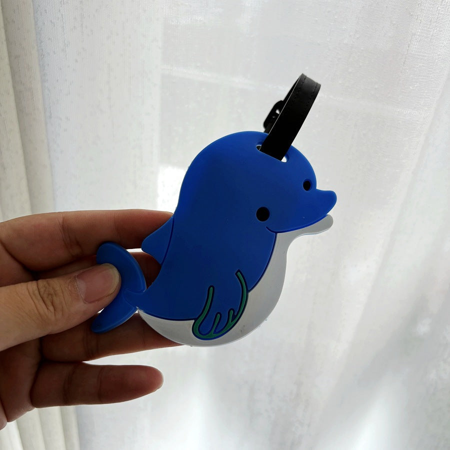 Dolphin-Shaped Travel Luggage Tag Kalsten
